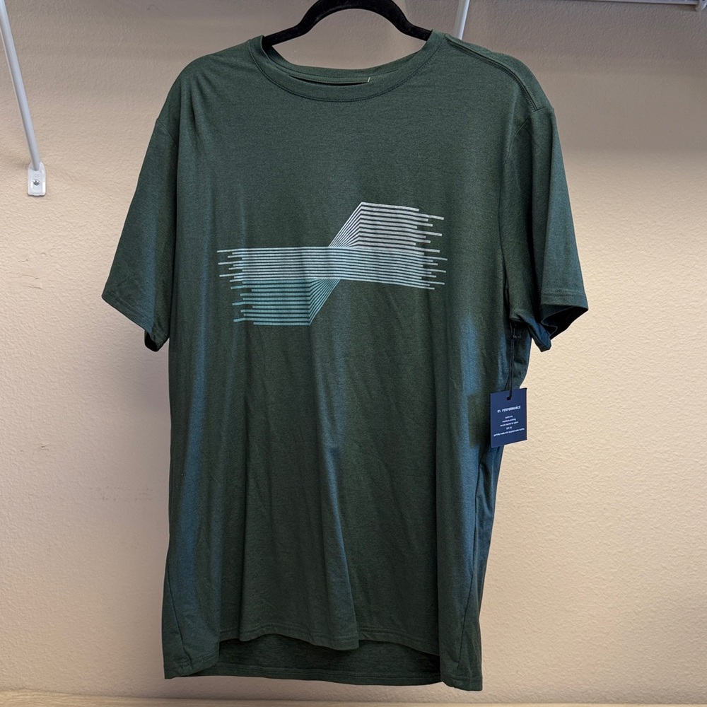 AlgoFlex Mateo Motion Performance Jersey Graphic Crew in Green